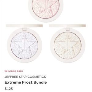 Jeffree Star extreme frost bundle